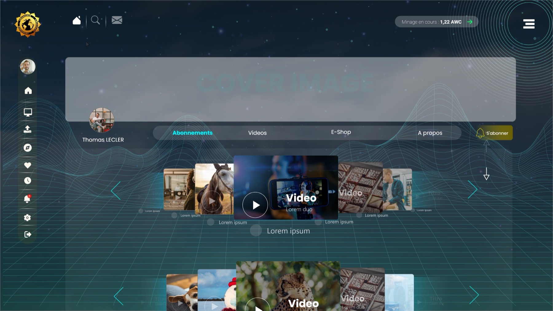 Awakearth Web 3D